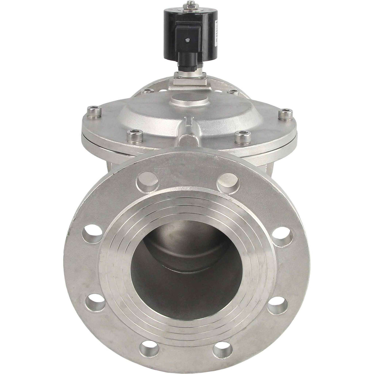 Zweiwege-Elektromagnetventil, normalerweise geschlossen, indirekt wirkend, Elephant VSF-601V-PU-NC VITON 110/220 V, Gehäusematerial – Edelstahl AISI 304, Dichtung – Viton