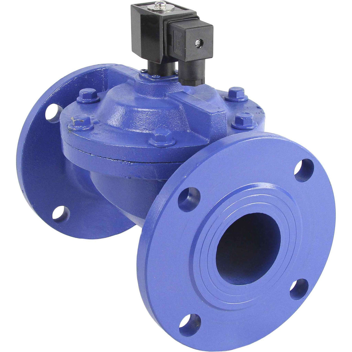 Zweiwege-Elektromagnetventil, normalerweise geschlossen, indirekt wirkend, Elephant VSF-602N-PU-NC, NBR 110/220 V, Gehäusematerial – Gusseisen, Dichtung – NBR