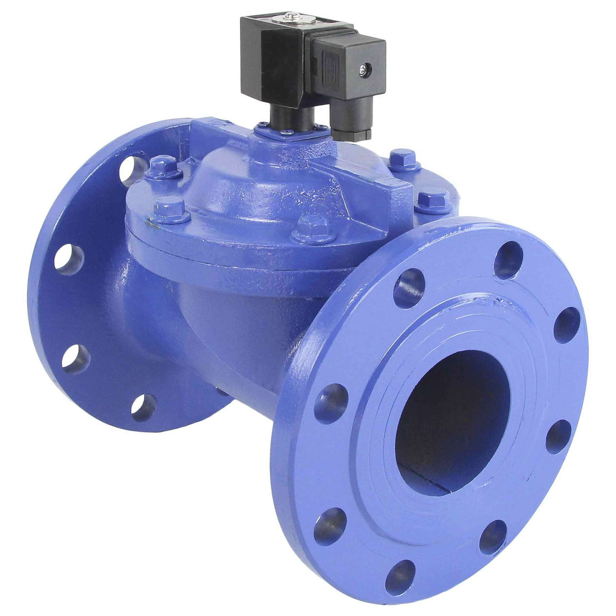 Zweiwege-Elektromagnetventil, normalerweise geschlossen, indirekt wirkend, Elephant VSF-602N-PU-NC NBR 24®, Gehäusematerial – Gusseisen, Dichtung – NBR