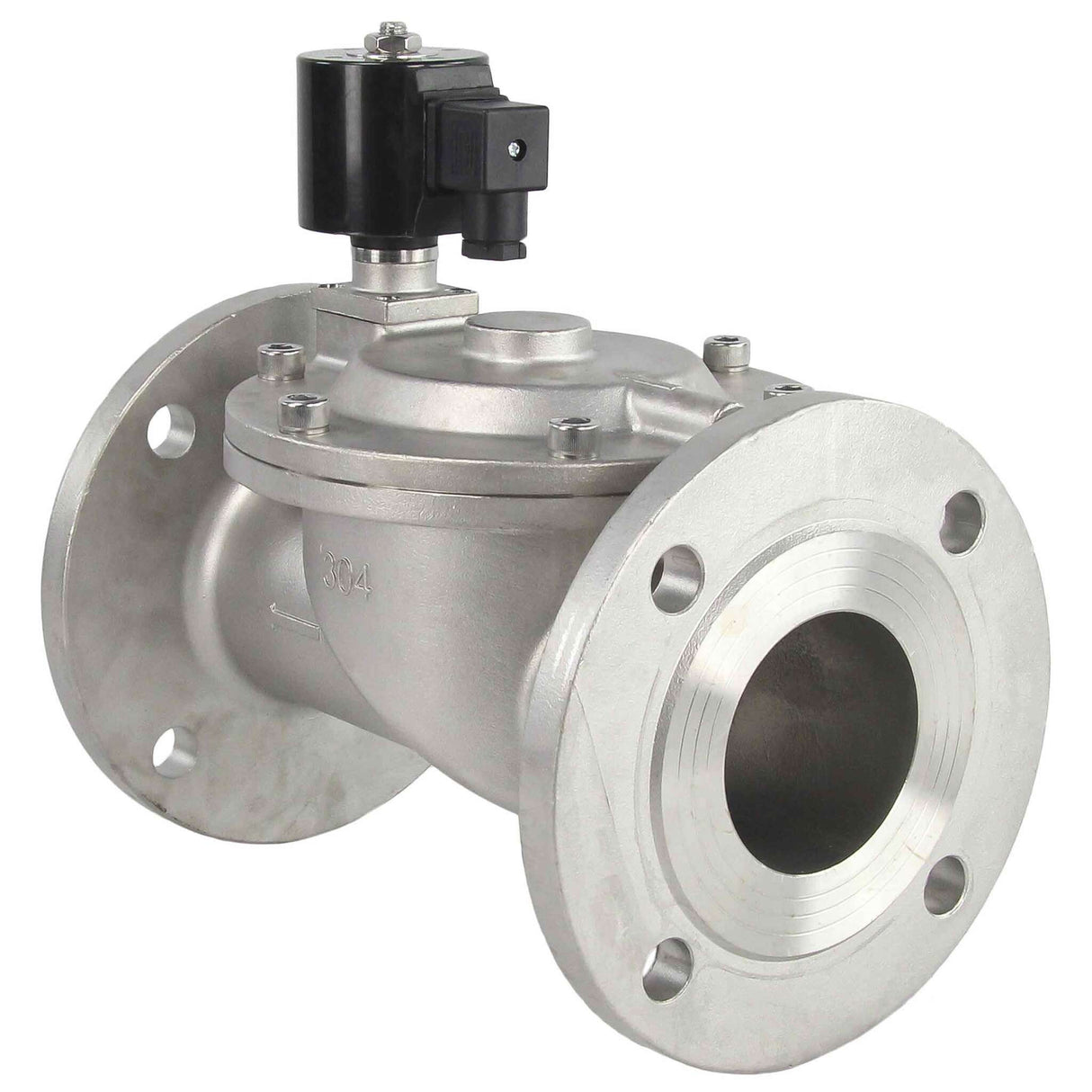 Zwei-Wege normalerweise geschlossener indirekt wirkender elektrischer Magnetventil Elephant VSF-601N-PU-NC NBR 24V, Gehäusematerial - Edelstahl AISI 304, Dichtung - NBR