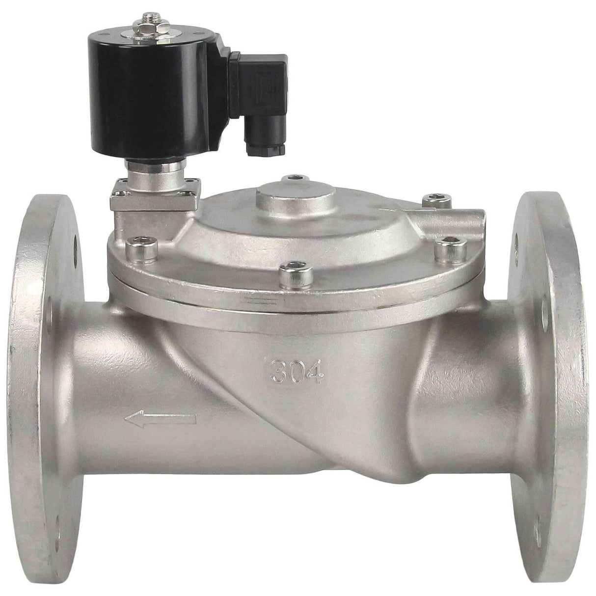 Zwei-Wege normalerweise geschlossener indirekt wirkender elektrischer Magnetventil Elephant VSF-601N-PU-NC NBR 24V, Gehäusematerial - Edelstahl AISI 304, Dichtung - NBR