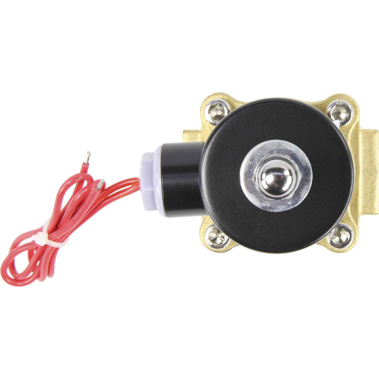 Zweiwege-Elektromagnetventil, normalerweise geschlossen, direkt wirkend, Elephant VS2W-100N-NC, NBR 24 V, Gehäusematerial – Messing, Dichtung – NBR