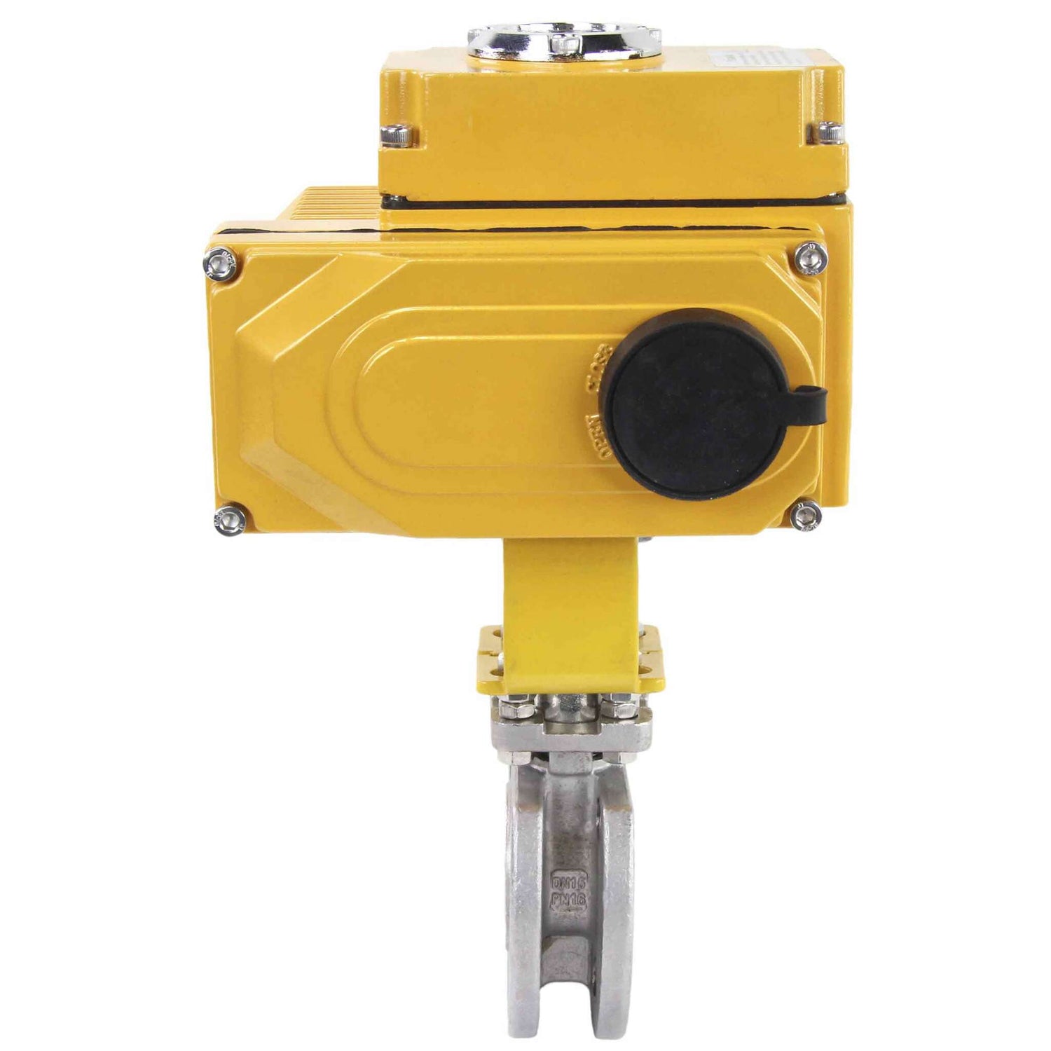 Kugelhahn aus Edelstahl Elephant kchmfp-elephant-24v, Gehäusematerial - Edelstahl AISI 316, Kugelmaterial - Edelstahl AISI 316, Dichtung - PTFE, elektrisch betätigt