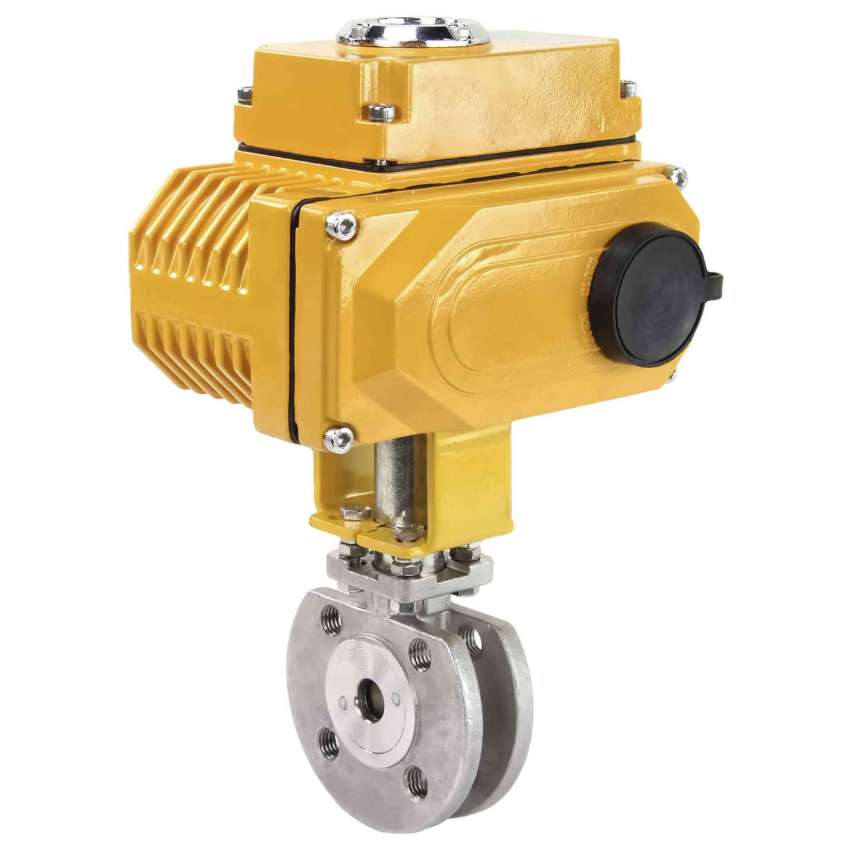 Kugelhahn aus Edelstahl Elephant kchmfp-elephant-24v, Gehäusematerial - Edelstahl AISI 316, Kugelmaterial - Edelstahl AISI 316, Dichtung - PTFE, elektrisch betätigt