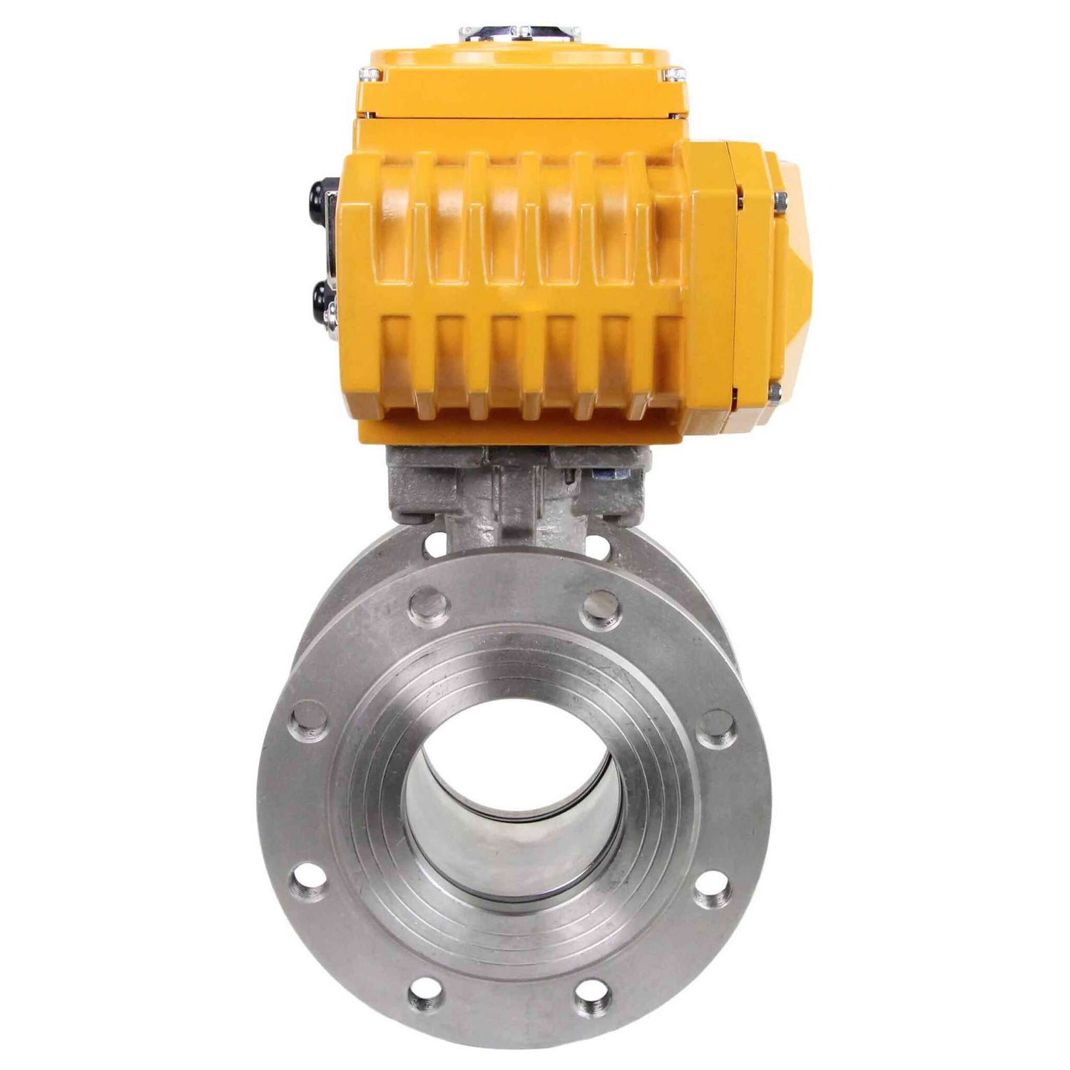 Kugelhahn aus Edelstahl Elephant kchmfp-elephant-110/220v-4-20ma, Gehäusematerial - Edelstahl AISI 316, Kugelmaterial - Edelstahl AISI 316, Dichtung - PTFE, elektrisch betätigter Antrieb