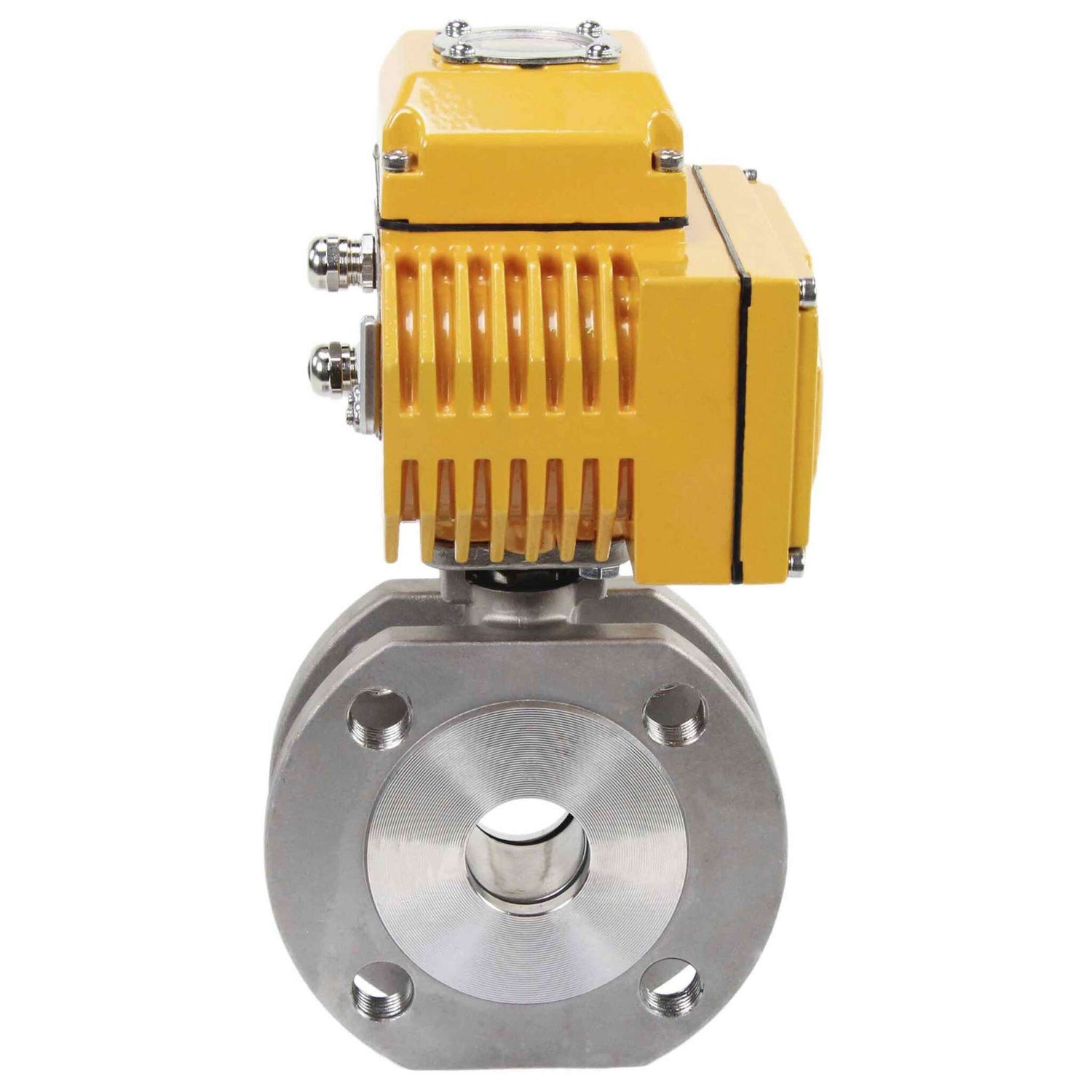 Kugelhahn aus Edelstahl Elephant kchmfp-elephant-110/220v, Gehäusematerial - Edelstahl AISI 316, Kugelmaterial - Edelstahl AISI 316, Dichtung - PTFE, elektrisch betätigter Antrieb