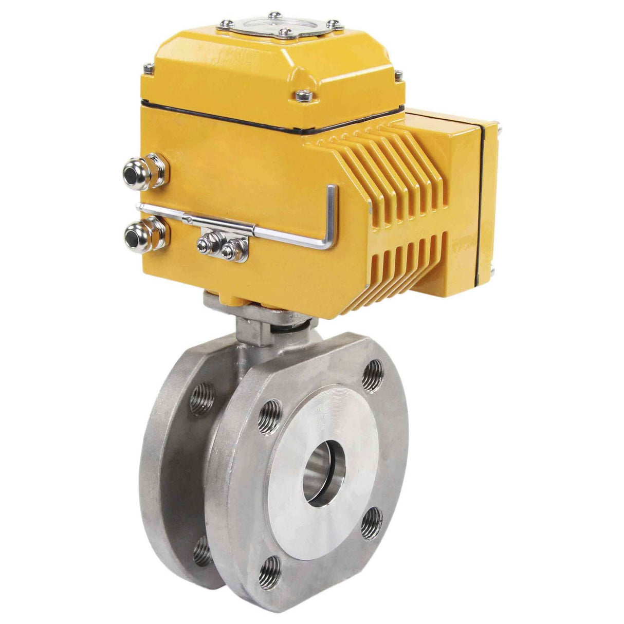 Kugelhahn aus Edelstahl Elephant kchmfp-elephant-110/220v, Gehäusematerial - Edelstahl AISI 316, Kugelmaterial - Edelstahl AISI 316, Dichtung - PTFE, elektrisch betätigter Antrieb