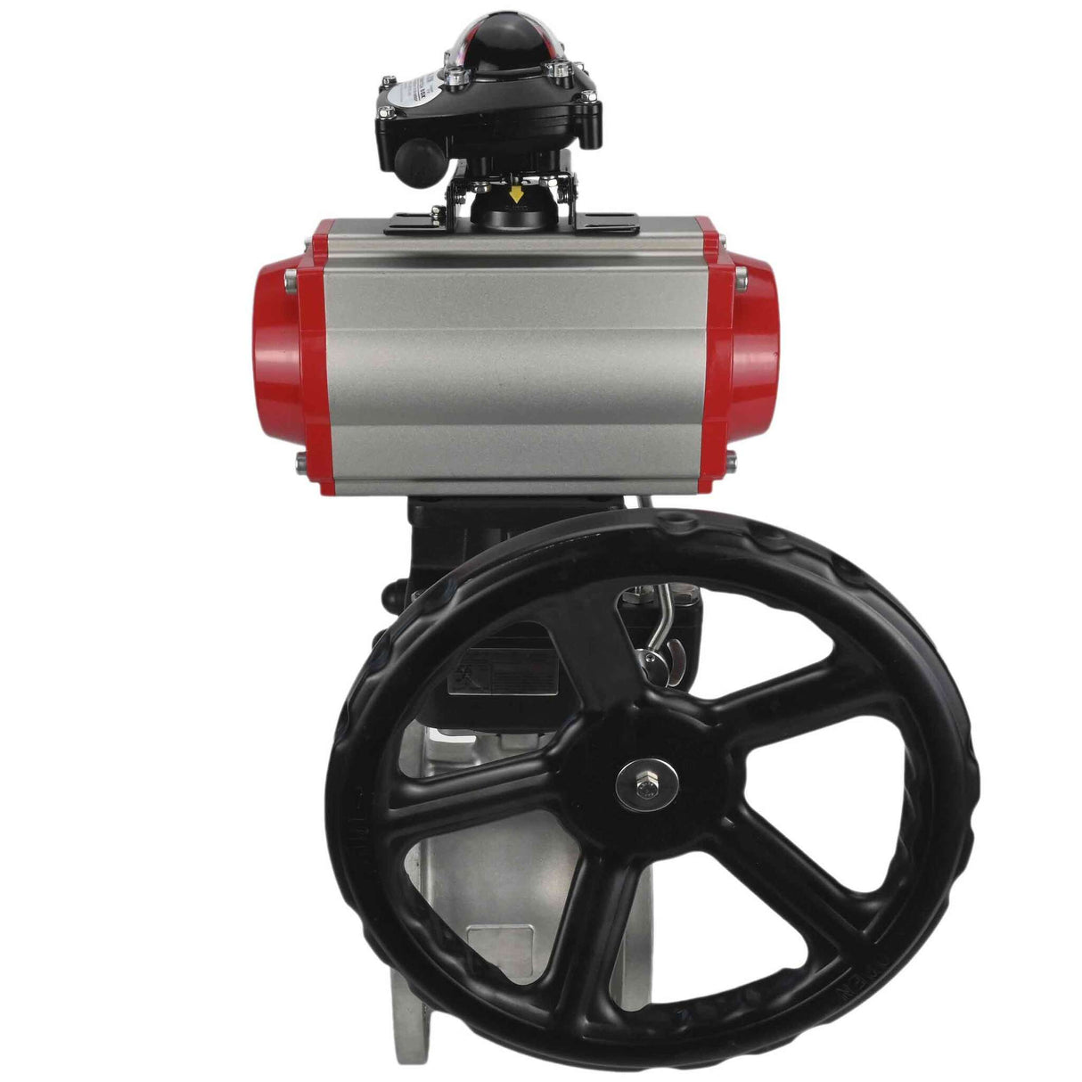 Kugelhahn aus Edelstahl Elephant kchfp-elephant-da-hdm-4m310-110/220v-apl-210n, Gehäusematerial - Edelstahl AISI 316, Kugelmaterial - Edelstahl AISI 316, Dichtung - PTFE, pneumatisch betätigter Antrieb