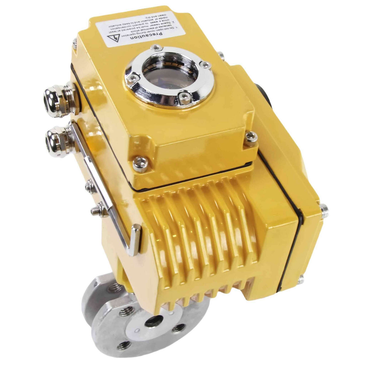 Kugelhahn aus Edelstahl Elephant kchmfp-elephant-24v, Gehäusematerial - Edelstahl AISI 316, Kugelmaterial - Edelstahl AISI 316, Dichtung - PTFE, elektrisch betätigt