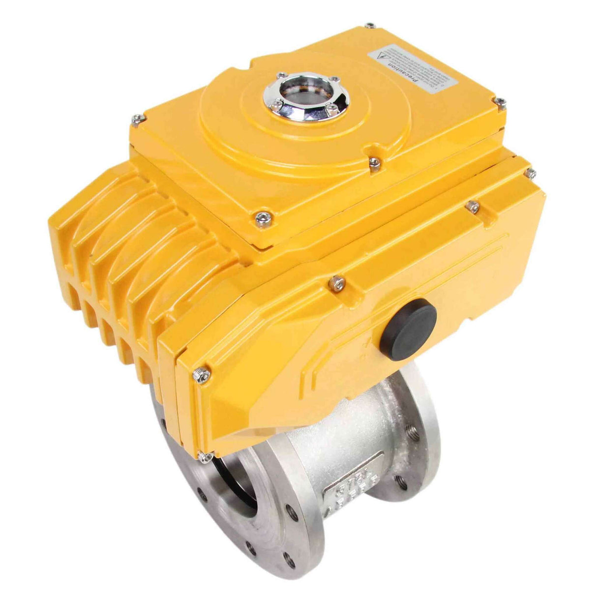 Kugelhahn aus Edelstahl Elephant kchmfp-elephant-110/220v-4-20ma, Gehäusematerial - Edelstahl AISI 316, Kugelmaterial - Edelstahl AISI 316, Dichtung - PTFE, elektrisch betätigter Antrieb