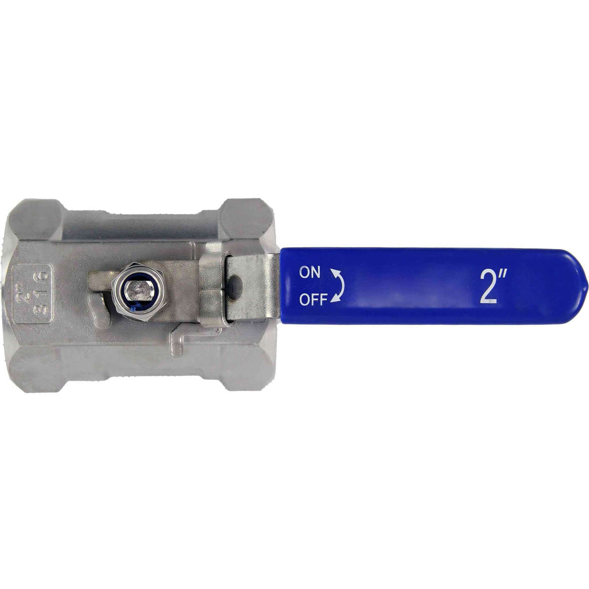 Edelstahl-kugelhahn Elephant RP.316.230.MM, 986 psi, standarddurchgang, gewinde NPT/BSP, mit griff