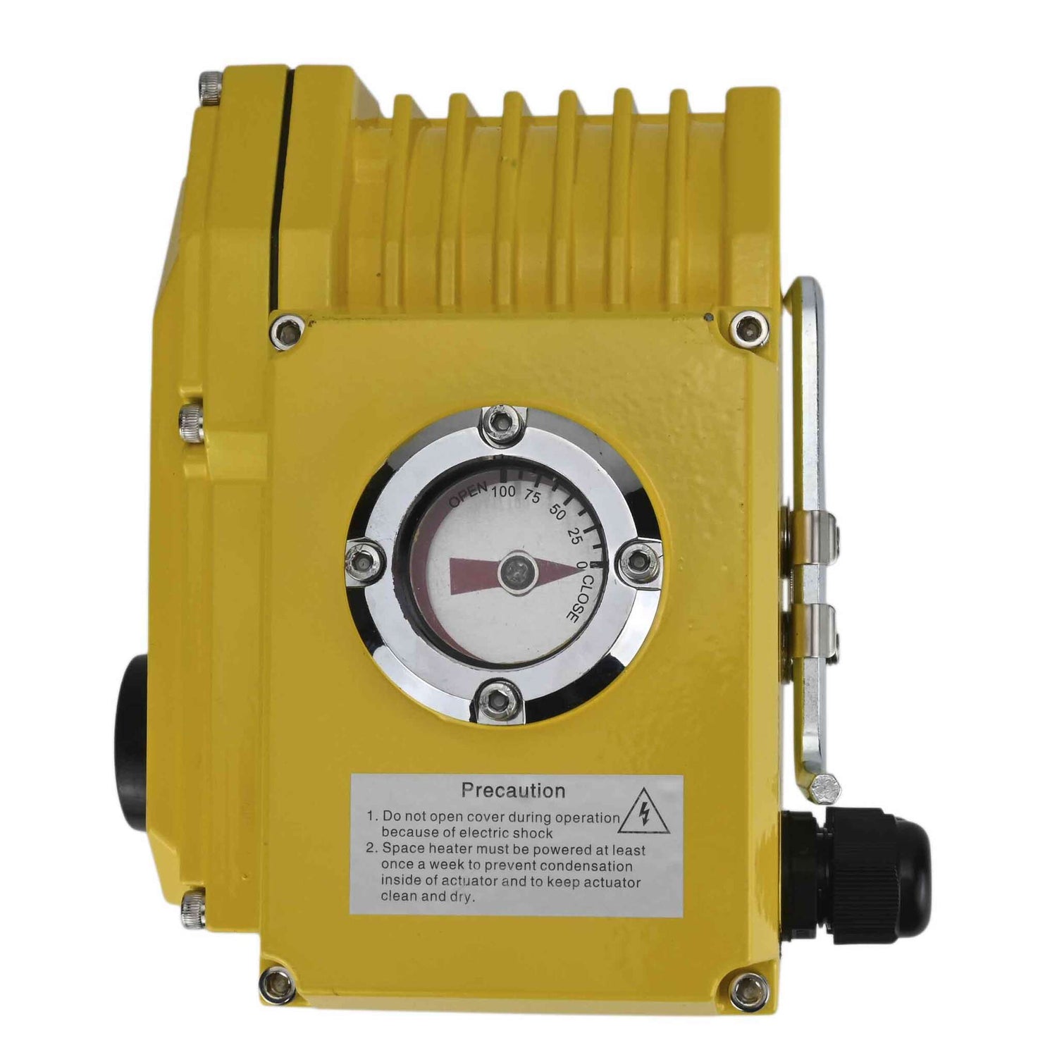 Kugelhahn aus Edelstahl Elephant BVMP.316.230-ISO PSI914, Gehäusematerial - Edelstahl AISI 316, Kugelmaterial - Edelstahl AISI 316, Dichtung - PTFE, Gewinde, Vierteldrehung elektrischer Antrieb Elephant-380 V