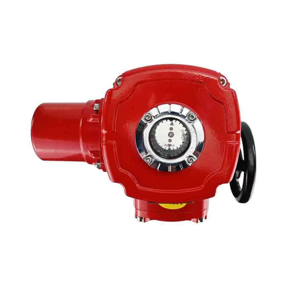 Edelstahl-Kugelhahn Elephant RP.SS316.200.MM.ISO 914 PSI mit Gewinde, Standardanschluss, Dreiweg, L-Typ, Gehäusematerial - Edelstahl AISI 316, mit elektrischem Schwenkantrieb Elephant QT-W (M) EX 220V