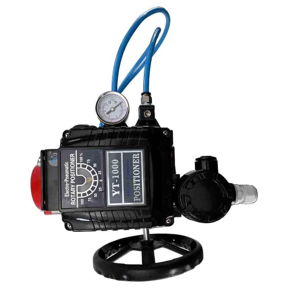 Kugelhahn aus Edelstahl Elephant 3h-l-rpss316200mm-iso-pnevpr-da-hdm-epp-boz, Gehäusematerial - Edelstahl AISI 316, Kugelmaterial - Edelstahl AISI 316, Dichtung - PTFE, pneumatisch betätigter Antrieb