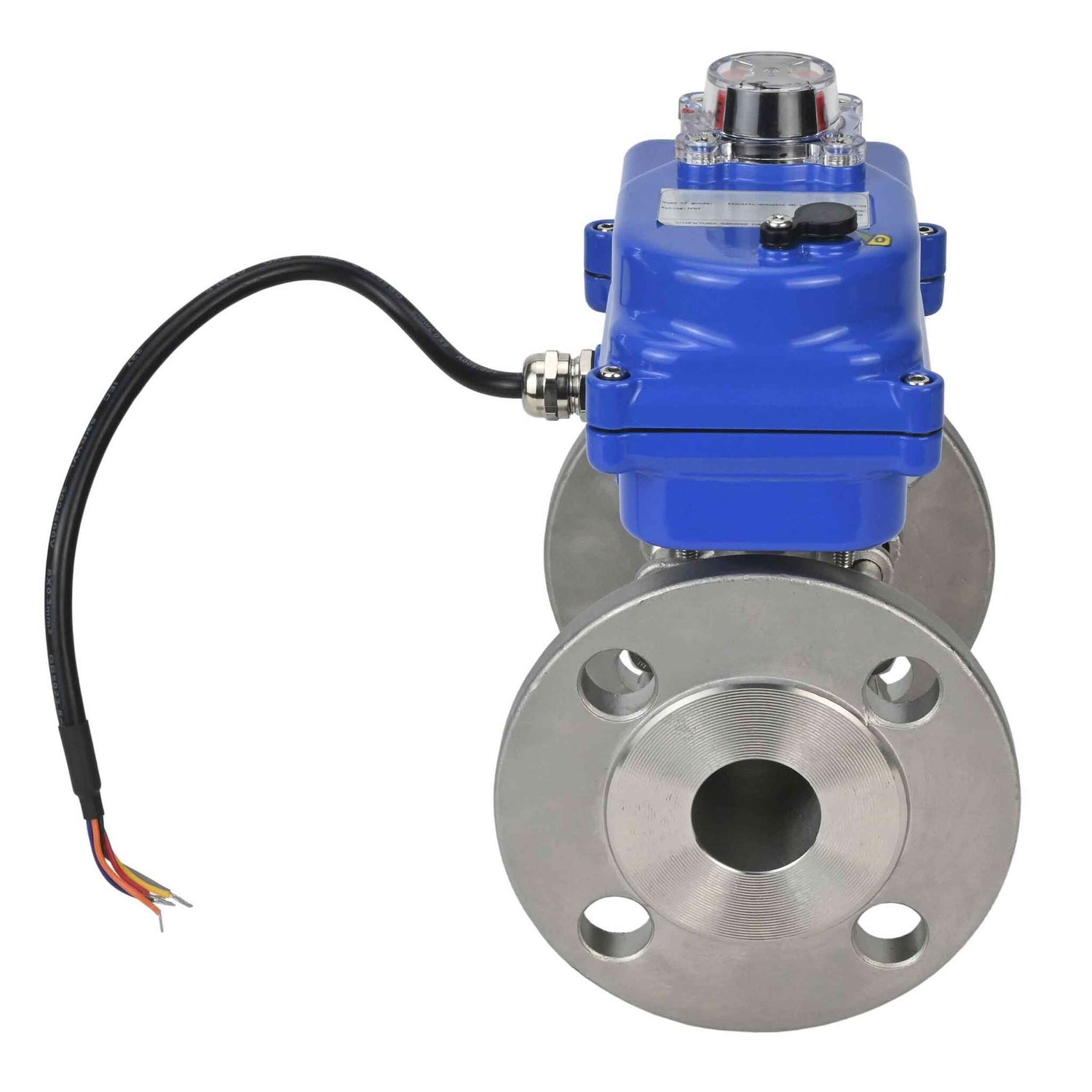 Kugelhahn aus Edelstahl Elephant ksfpt-304-180-12v, Gehäusematerial - Edelstahl AISI 304, Kugelmaterial - Edelstahl AISI 304, Dichtung - PTFE, elektrisch betätigter Antrieb