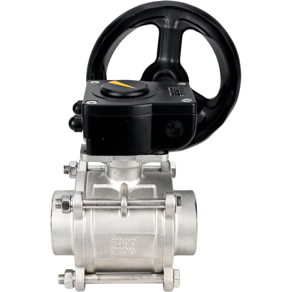 Kugelhahn aus Edelstahl Elephant kshpp-316200-iso_ham, Gehäusematerial - Edelstahl AISI 316, Kugelmaterial - Edelstahl AISI 316, Dichtung - PTFE, handbetätigt