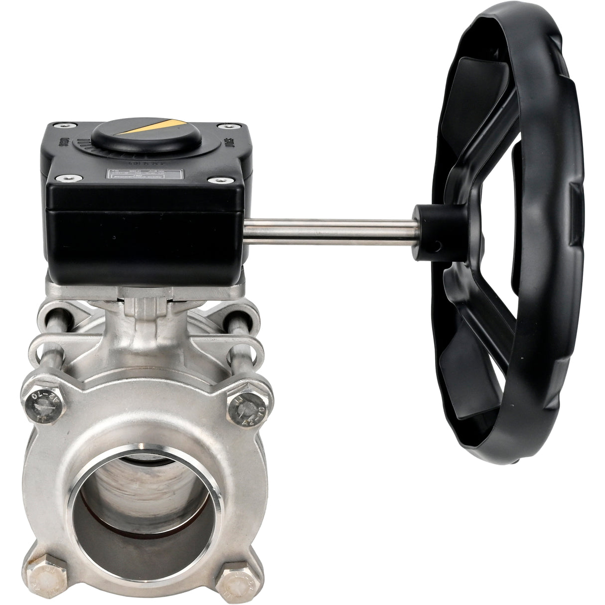 Kugelhahn aus Edelstahl Elephant kshpp-316200-iso_ham, Gehäusematerial - Edelstahl AISI 316, Kugelmaterial - Edelstahl AISI 316, Dichtung - PTFE, handbetätigt