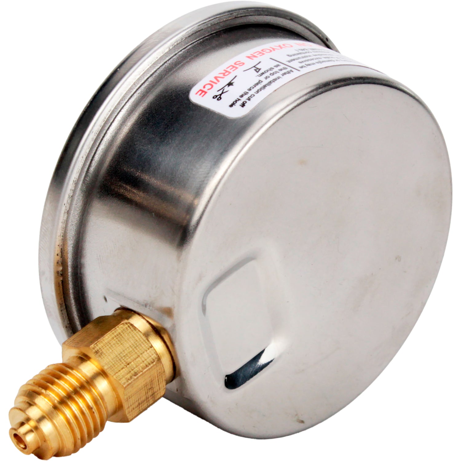 Manometer vibrationsfest Elephant MB-311-R1, radial, Edelstahl 304, Genauigkeitsklasse 1