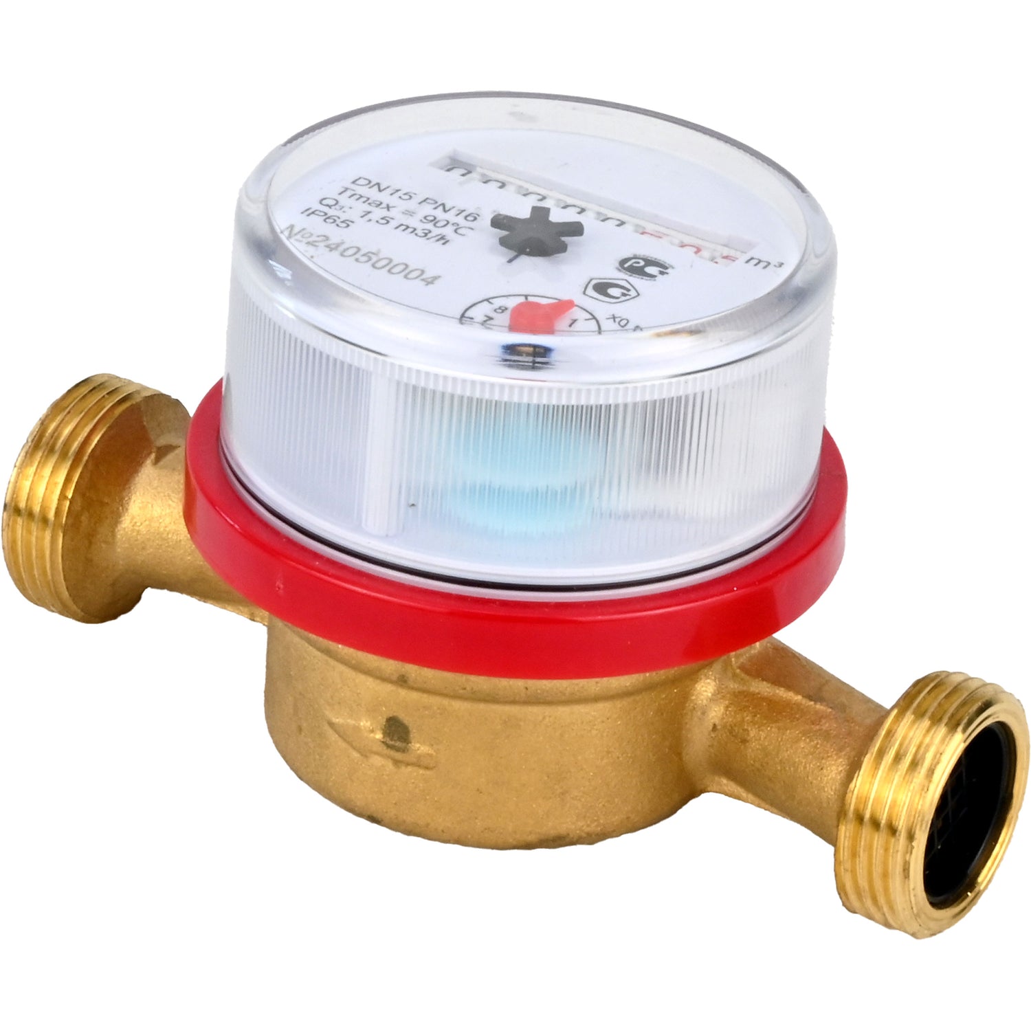 Wasserzähler Elephant MKU1 universal, Flügelrad, nicht flüchtig, Messing, mit Gewinde