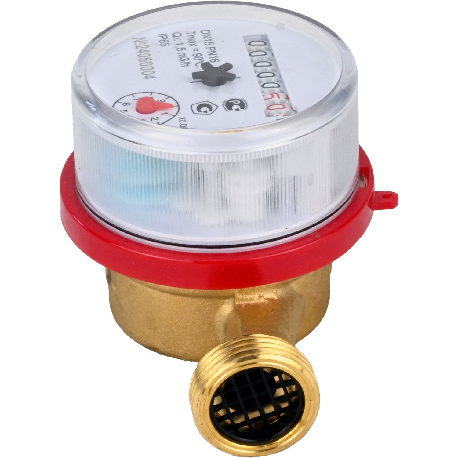 Wasserzähler Elephant MKU1 universal, Flügelrad, nicht flüchtig, Messing, mit Gewinde