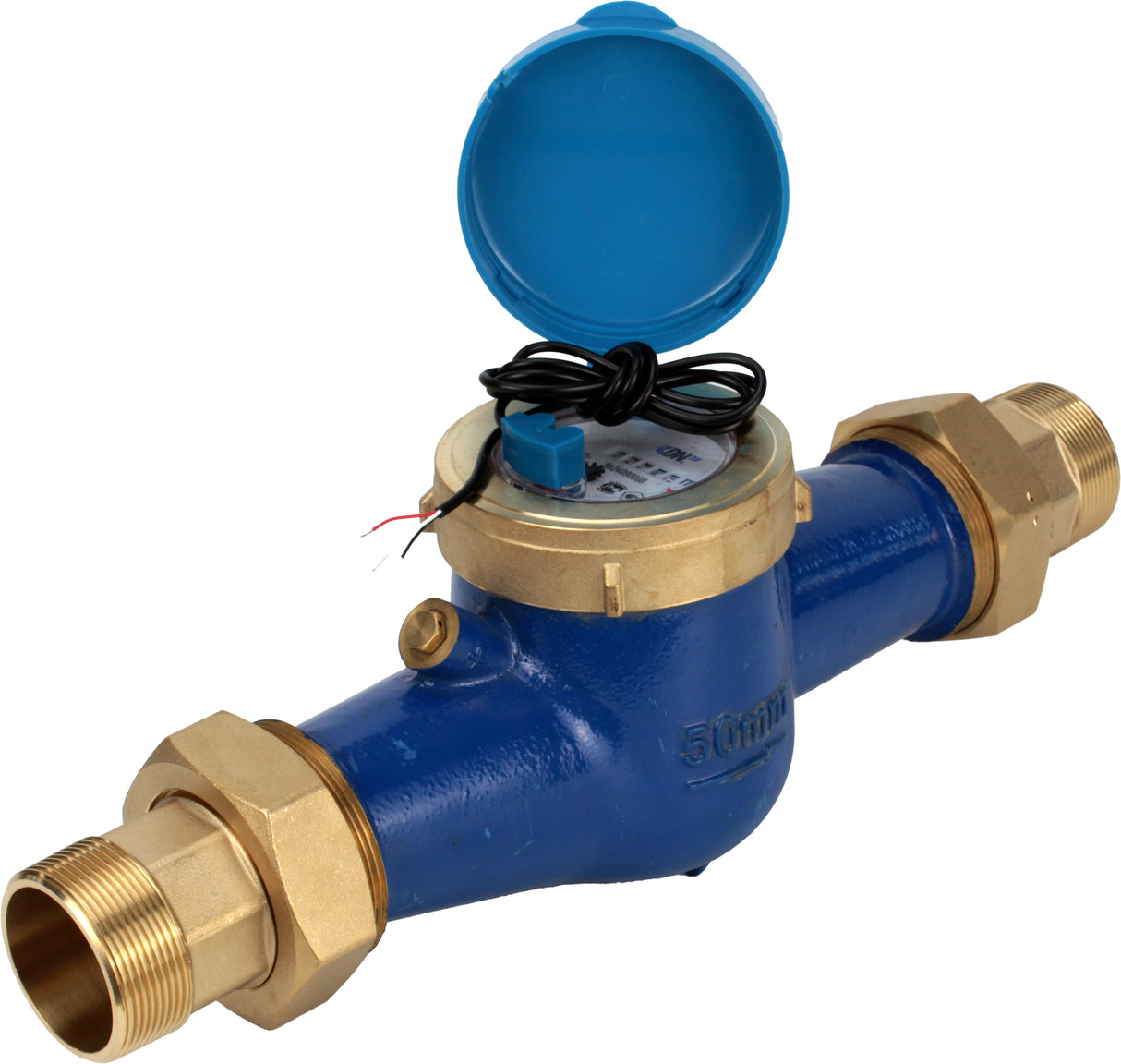 Wasserzähler Elephant MKU2i universal, Flügelrad, mit Impulsausgang, mehrstrahlig, Guss, mit Gewinde