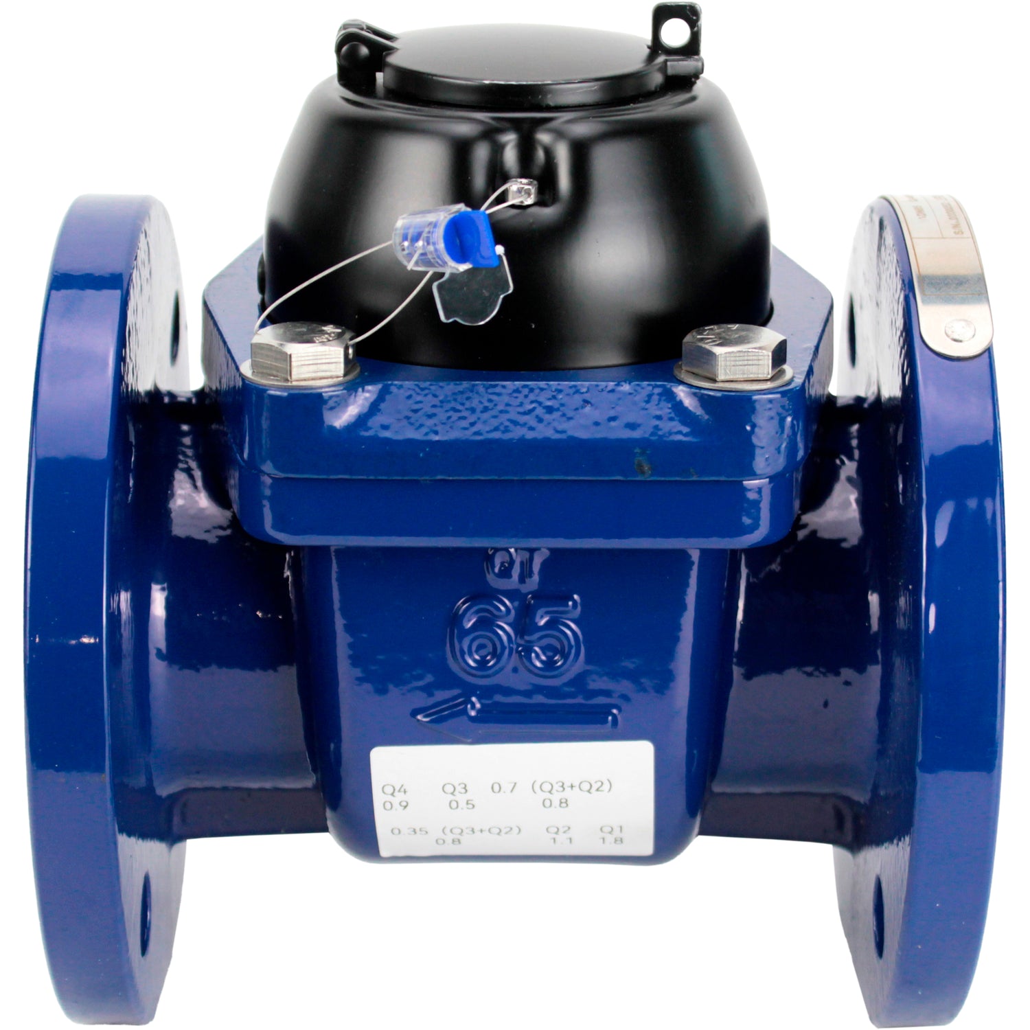 Kaltwasserzähler Elephant Elephant Turbine, nicht flüchtig, Gusseisen, geflanscht