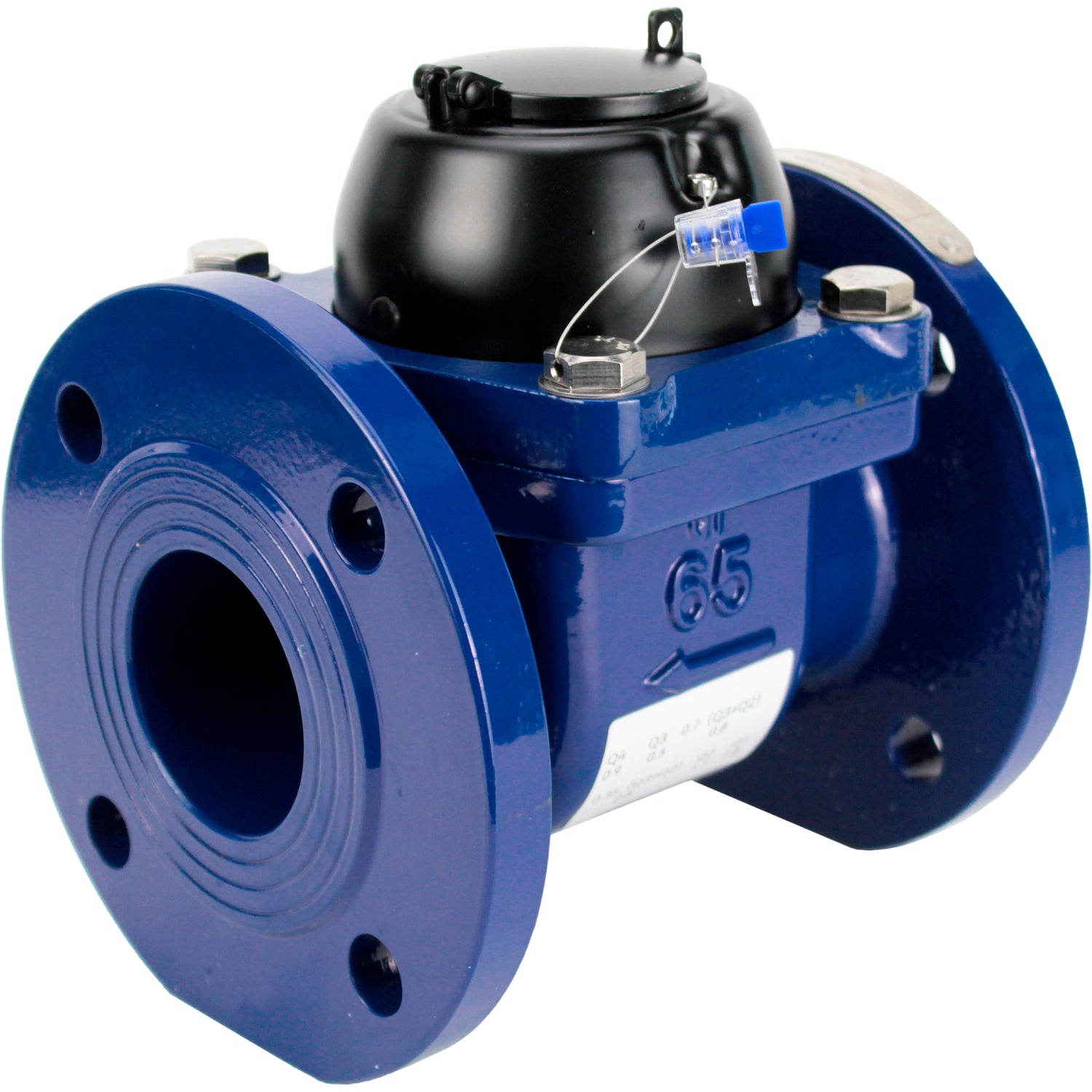 Kaltwasserzähler Elephant Elephant Turbine, nicht flüchtig, Gusseisen, geflanscht