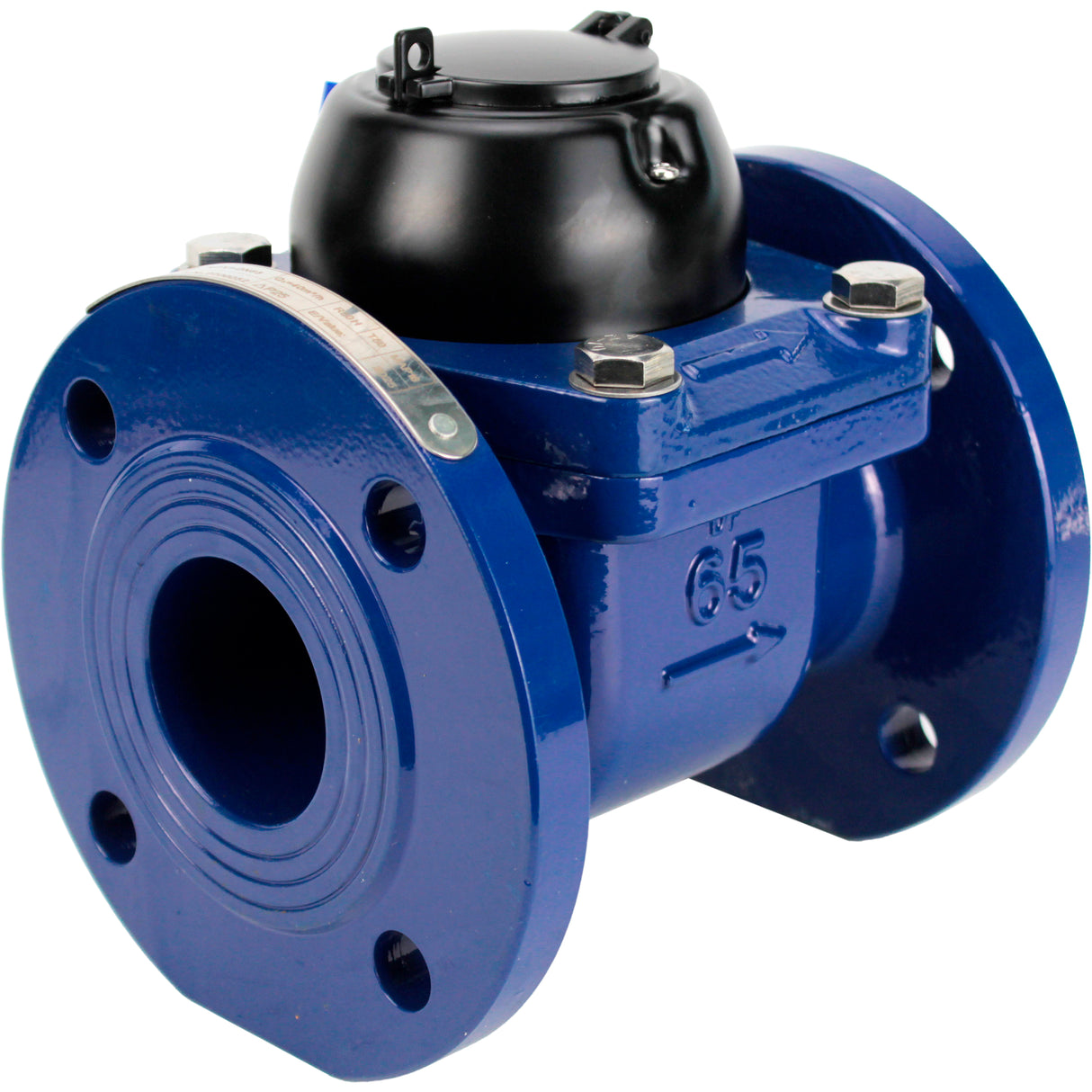 Kaltwasserzähler Elephant Elephant Turbine, nicht flüchtig, Gusseisen, geflanscht