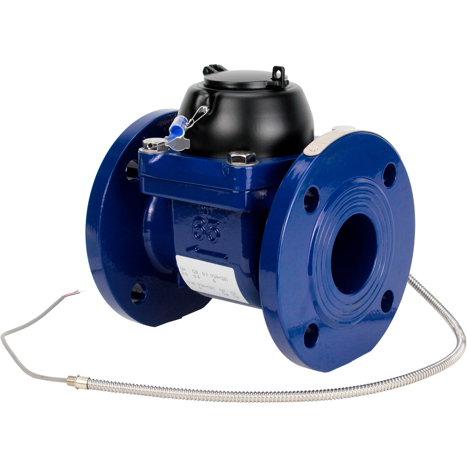 Kaltwasserzähler Elephant MTX1i Turbine, mit Impulsausgang, Guss, geflanscht