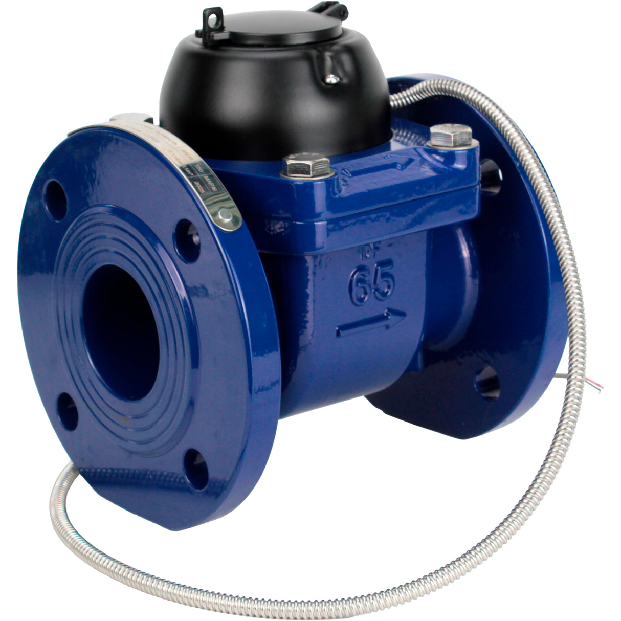 Kaltwasserzähler Elephant MTX1i Turbine, mit Impulsausgang, Guss, geflanscht