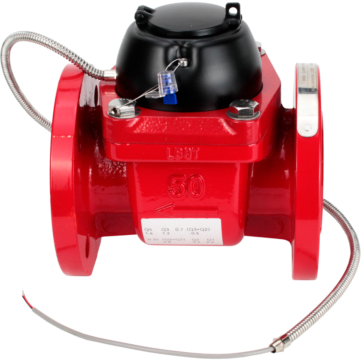 Wasserzähler Elephant MTU1i universal, Turbine, mit Impulsausgang, Guss, geflanscht