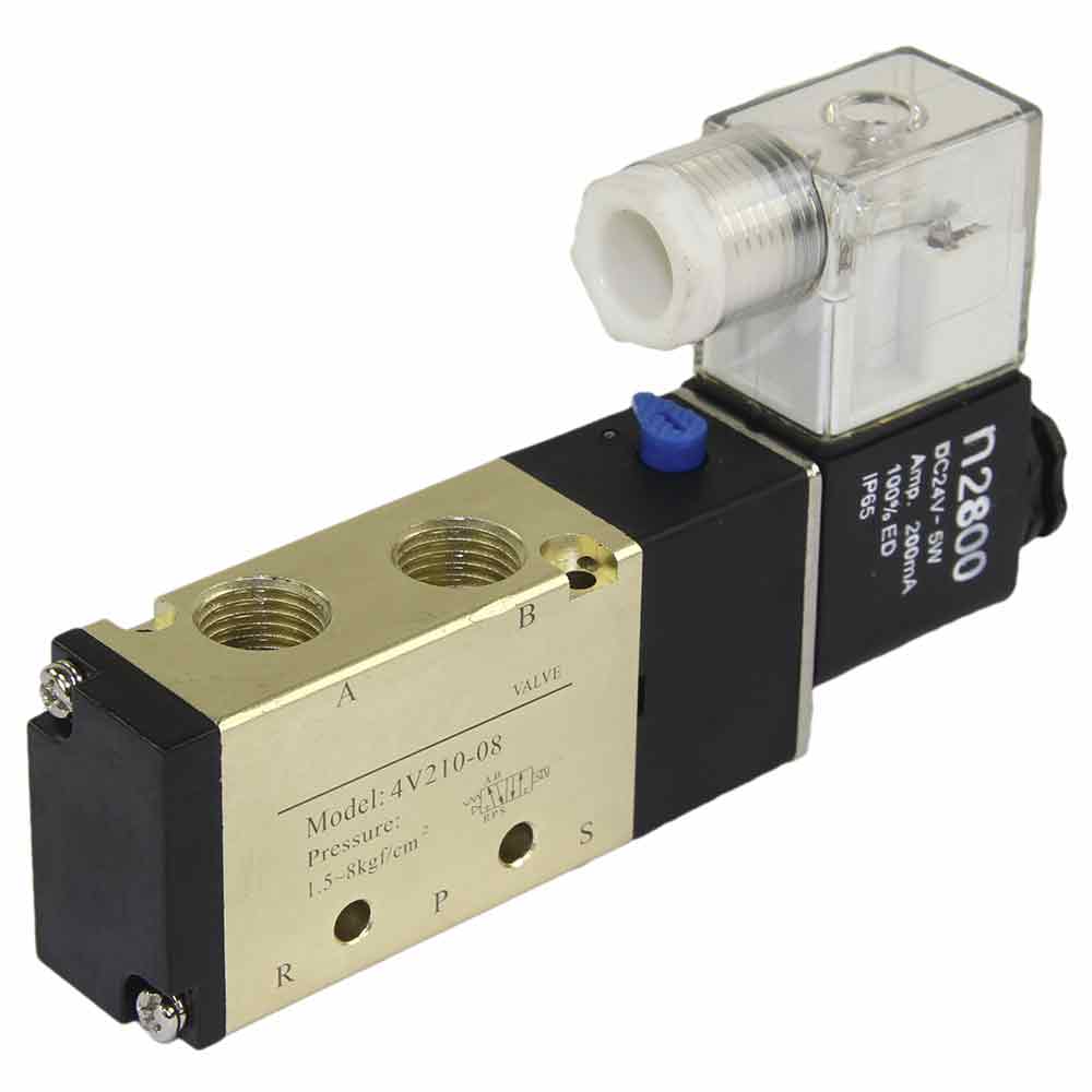 Pneumatischer verteiler Elephant 4V210-08, gehäusematerial - anodisiertes aluminium