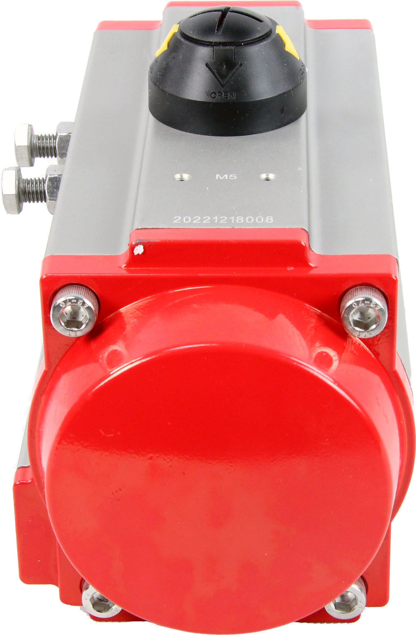 Doppelt wirkender pneumatischer aktuator Elephant-DA052-350, ISO-Flansch F03-F16, quadratisch 11x11-46x46