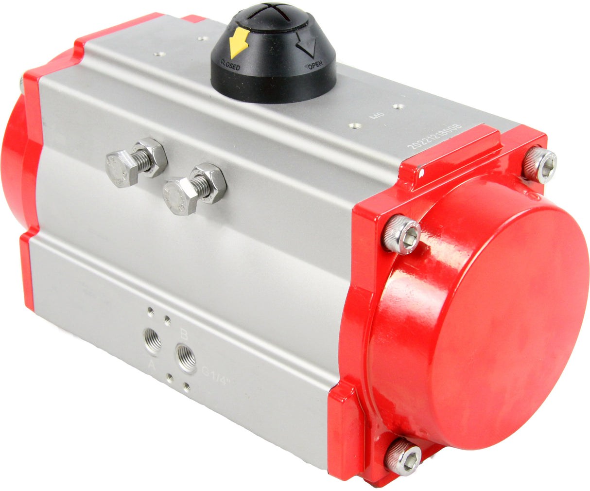 Pneumatischer Antrieb mit Rückstellfedern Elephant-SA052-350, ISO-Flansch F03-F16, quadratisch 11х11-46х46