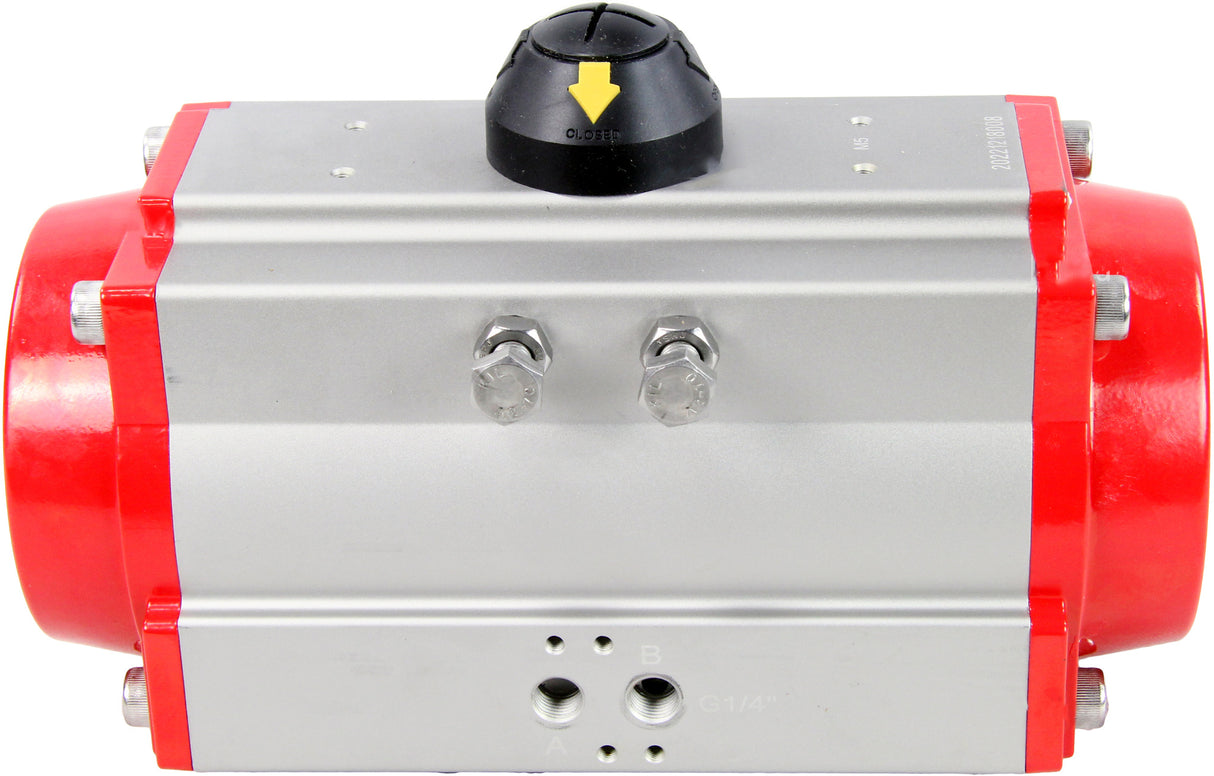 Pneumatischer Antrieb mit Rückstellfedern Elephant-SA052-350, ISO-Flansch F03-F16, quadratisch 11х11-46х46