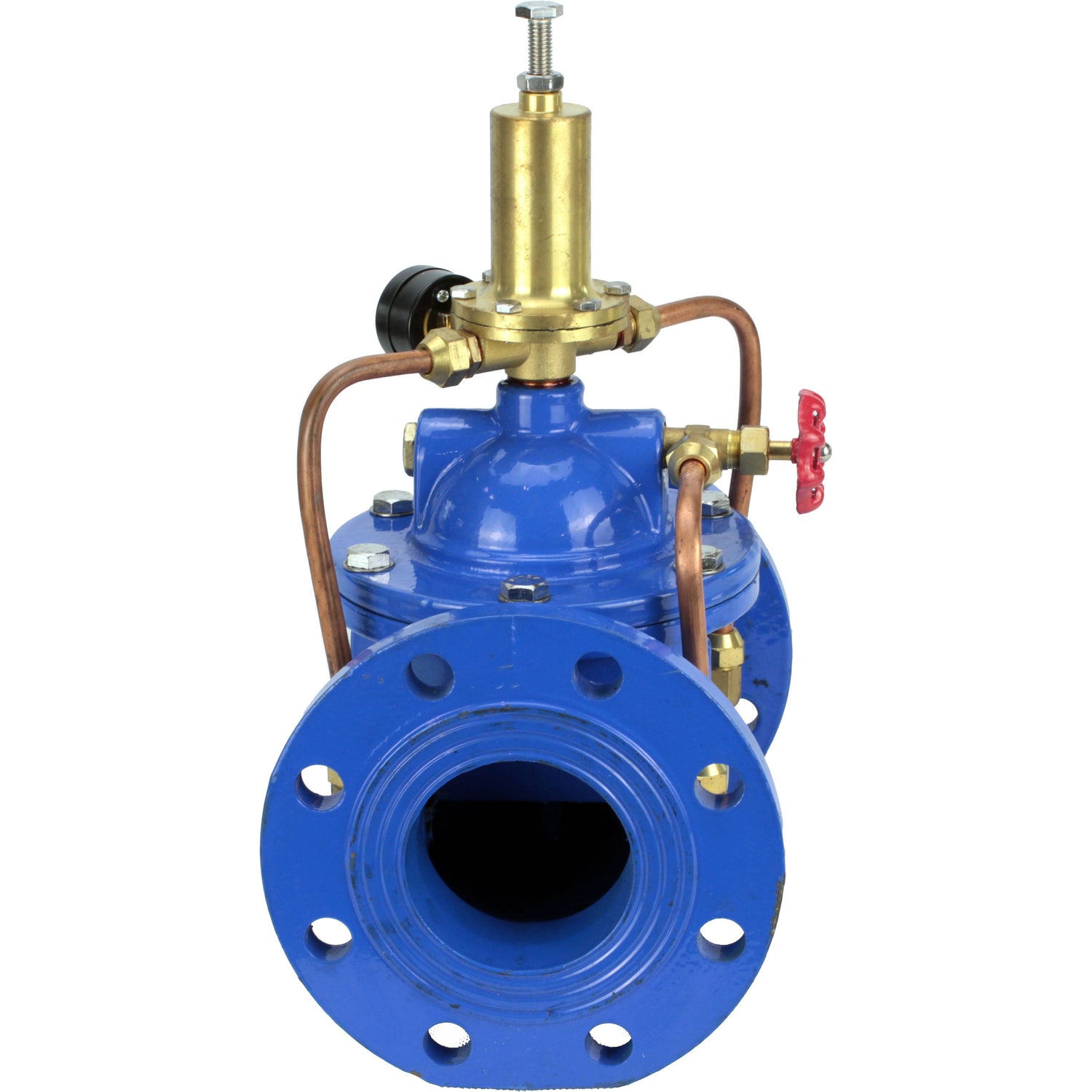 Regler „bis zu sich selbst“ mit Vorsteuerung ElephantPVB3-1313N-F, Membranregler, Gehäuse - Grauguss GGG40, Scheibe - Grauguss GGG40, Dichtung - NBR, Flanschanschluss