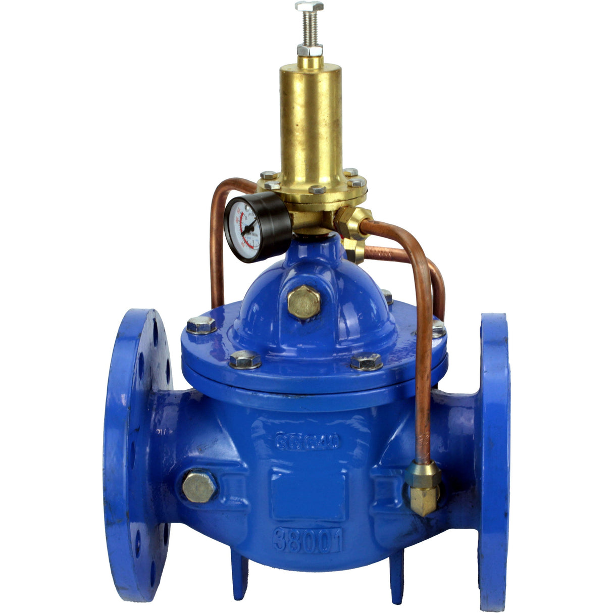 Regler „bis zu sich selbst“ mit Vorsteuerung ElephantPVB3-1313N-F, Membranregler, Gehäuse - Grauguss GGG40, Scheibe - Grauguss GGG40, Dichtung - NBR, Flanschanschluss