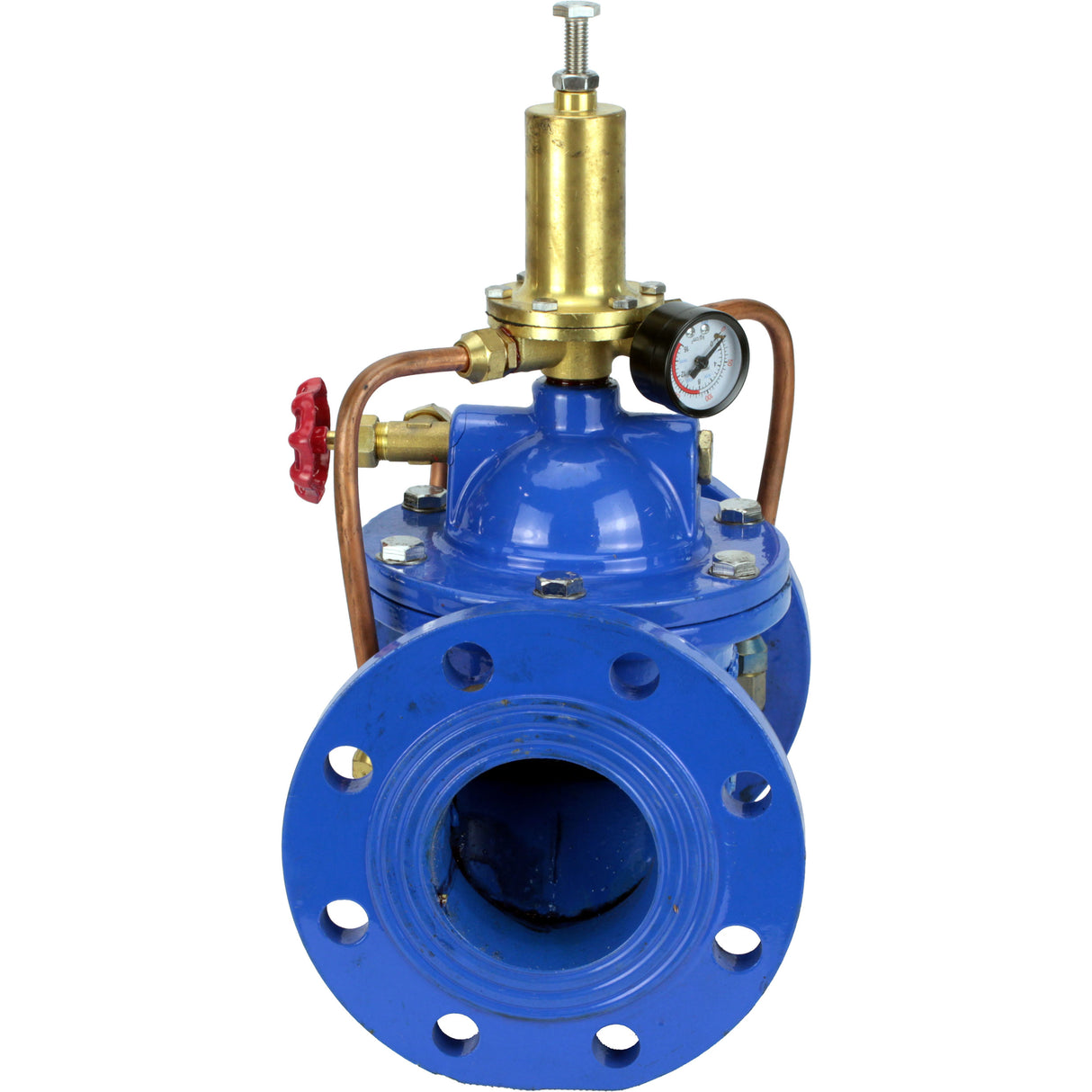 Regler „bis zu sich selbst“ mit Vorsteuerung ElephantPVB3-1313N-F, Membranregler, Gehäuse - Grauguss GGG40, Scheibe - Grauguss GGG40, Dichtung - NBR, Flanschanschluss