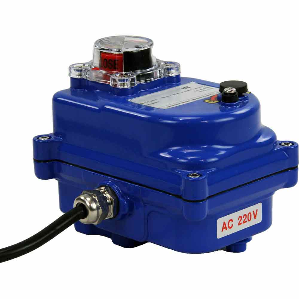 Elektrischer Vierteldrehantrieb Elephant 003 blau 110V/220V/24V/12V