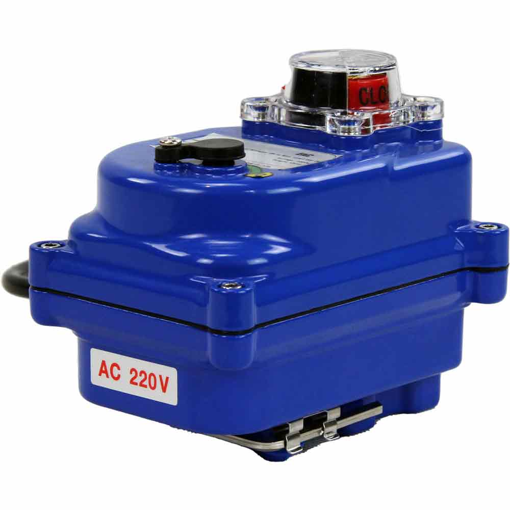 Elektrischer Vierteldrehantrieb Elephant 003 blau 110V/220V/24V/12V