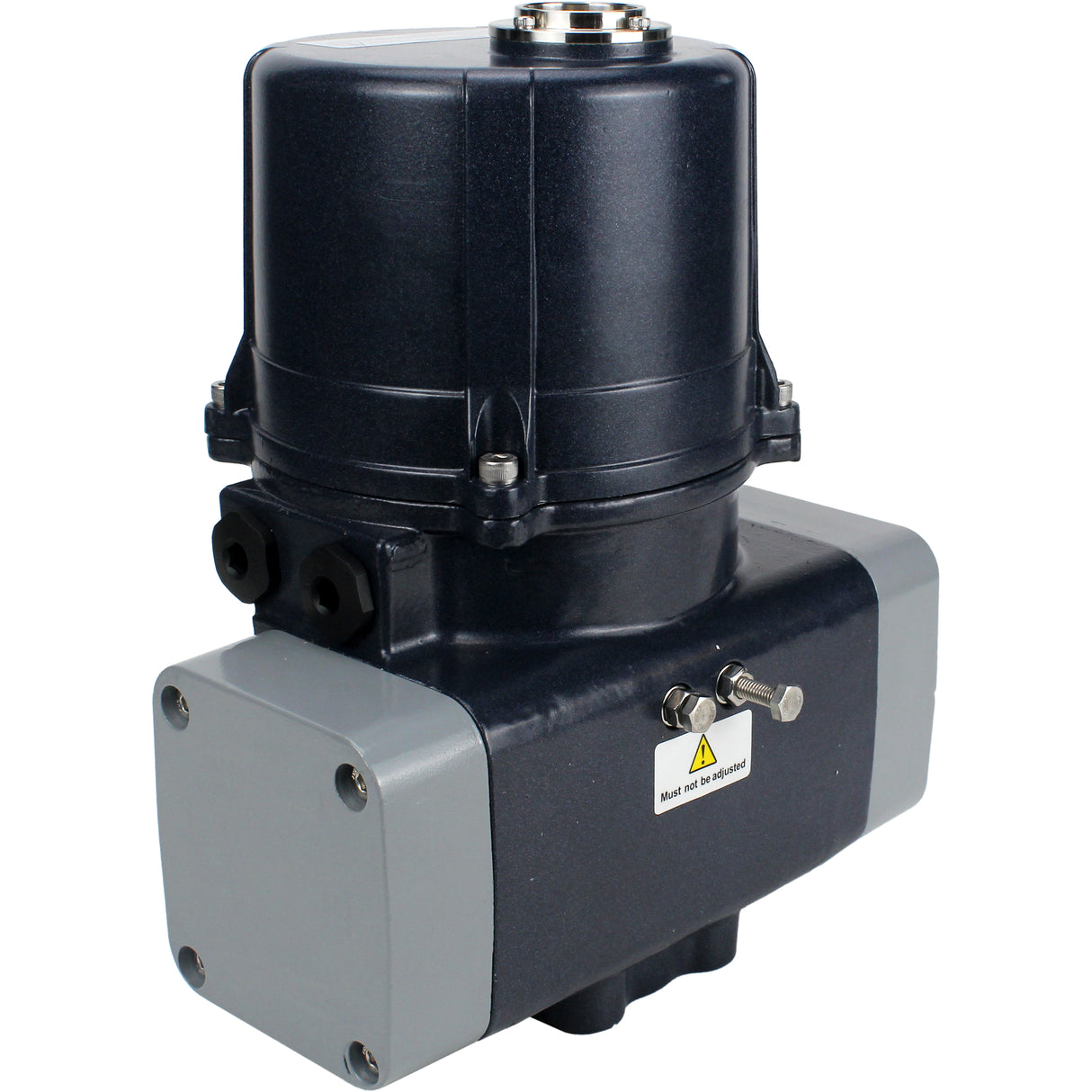 Elektrische Vierteldrehungsantriebe Elephant QTSA-N-EM-O0-220VAC mit Federrückstellung, quadratisch 14x14-27x27, Drehmoment 30-300Nm