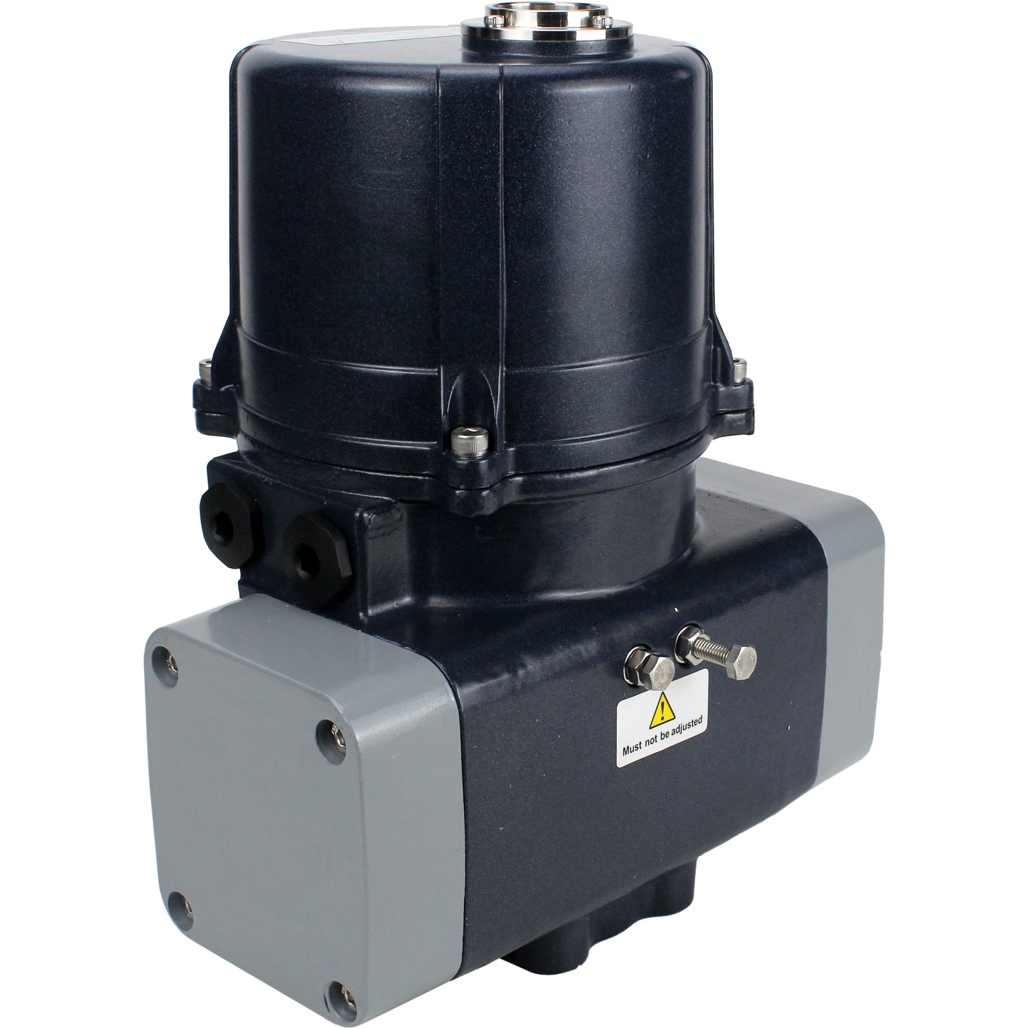 Elektrische Vierteldrehungsantriebe Elephant QTSA-N-EM-O0-220VAC mit Federrückstellung, quadratisch 14x14-27x27, Drehmoment 30-300Nm