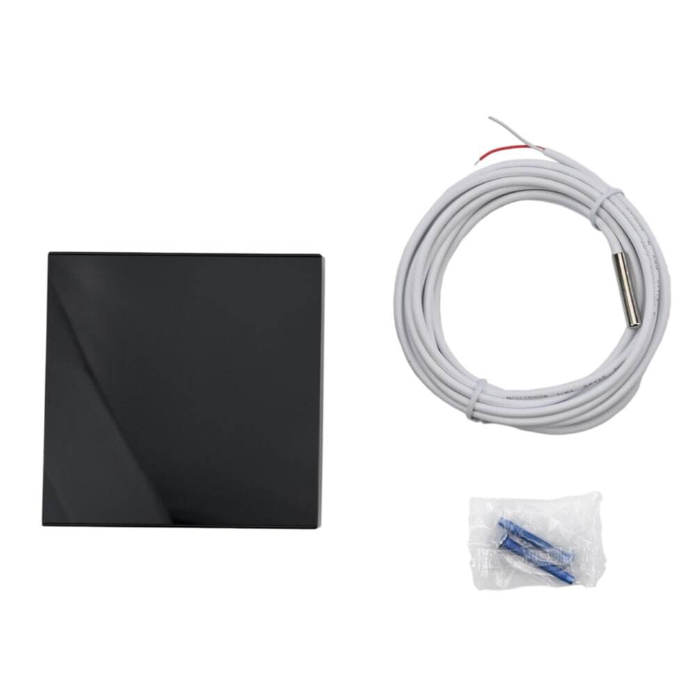 Fußbodenheizungsthermostat Elephant T03ST-WF, Gehäusematerial - Kunststoff, Farbe - Schwarz, elektronische Steuerung