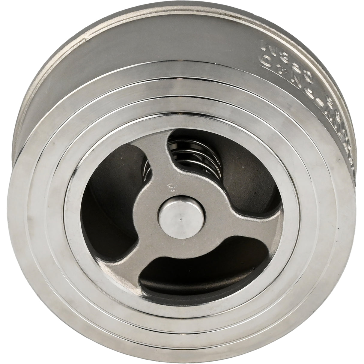 Spring check valve Elephant VCS3232-Fb 40 bar, body material - stainless steel AISI 316, locking material - stainless steel AISI 316, compact flanged, WDVF