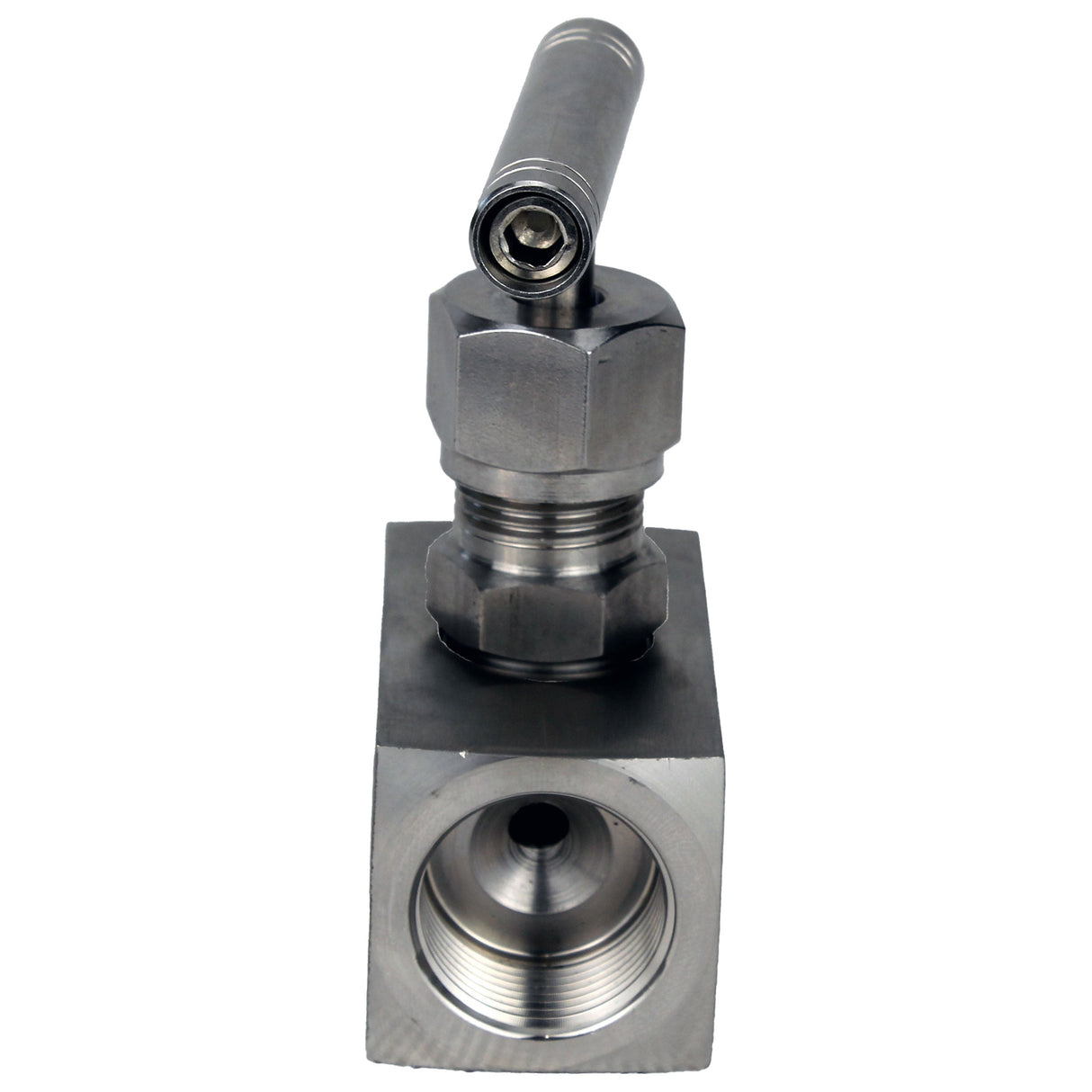 Elephant VN31M-T-Ht Gewindekugelhahn, Gehäuse - Edelstahl 304, Dichtung - Metall, mit T-Griff