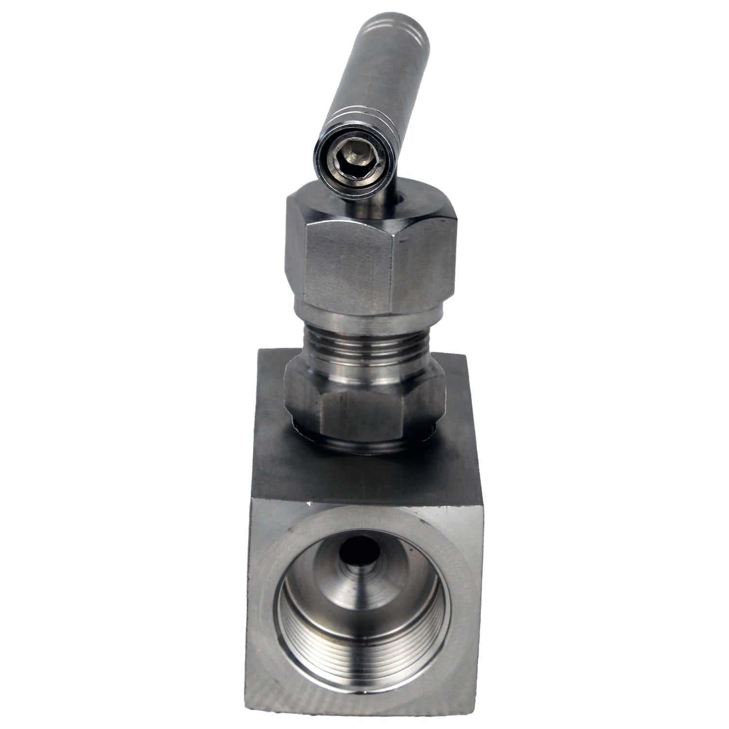 Elephant VN31M-T-Ht Gewindekugelhahn, Gehäuse - Edelstahl 304, Dichtung - Metall, mit T-Griff