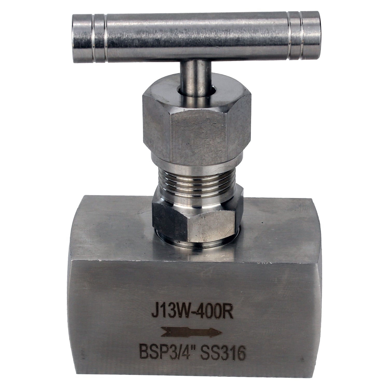 Elephant VN32M-T-Ht Gewindekugelhahn, Gehäuse - Edelstahl 316, Dichtung - Metall, mit T-Griff