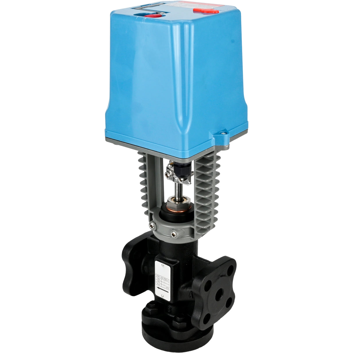 Zweiwege-Absperr- und Regelventil Elephant VSR1-16V-PED-F, Gehäusematerial - Gusseisen QT450, Sperrgehäusematerial - Edelstahl AISI 304, Dichtung - Fluorkohlenstoff (Viton, FPM), mit elektrischem Antrieb XCK220-1500 AC220V