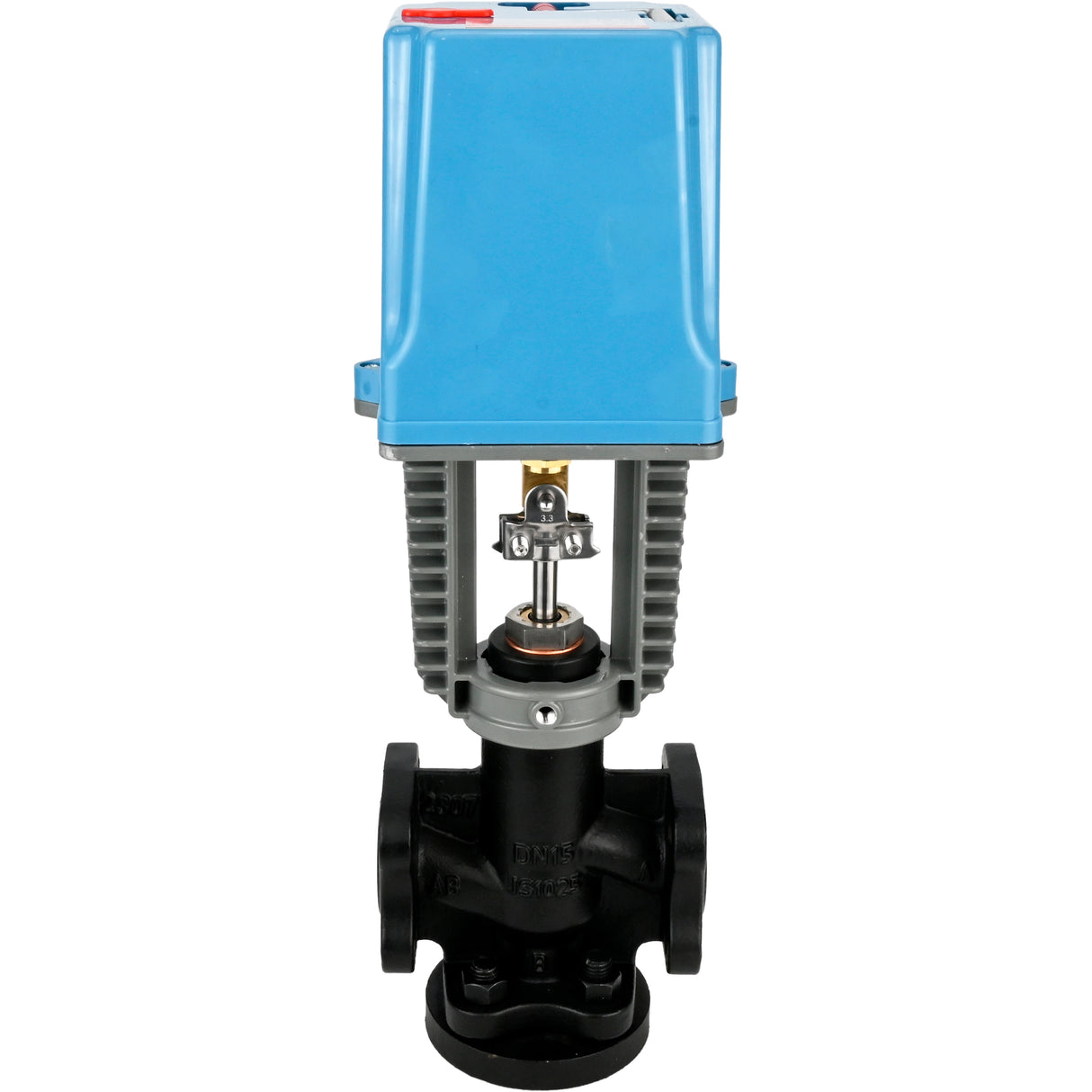 Zweiwege-Absperr- und Regelventil Elephant VSR1-16V-PED-F, Gehäusematerial - Gusseisen QT450, Sperrgehäusematerial - Edelstahl AISI 304, Dichtung - Fluorkohlenstoff (Viton, FPM), mit elektrischem Antrieb XCK220-1500 AC220V