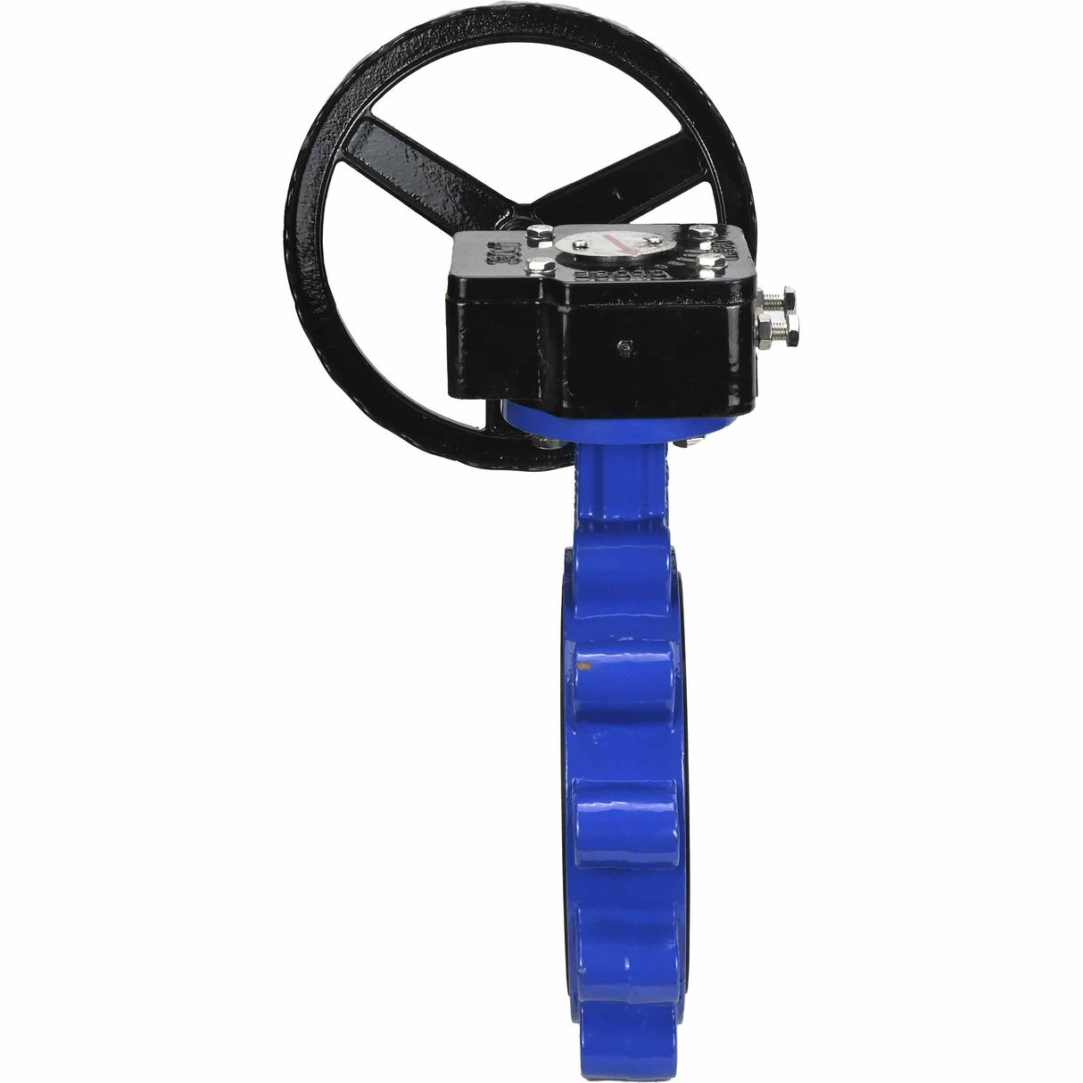 Wasser-Drosselklappe Elephant WBV1616E-2W-Fb-R, Gehäusematerial - Grauguss QT450, Scheibenmaterial - Grauguss QT450, Dichtung - EPDM, Getriebe